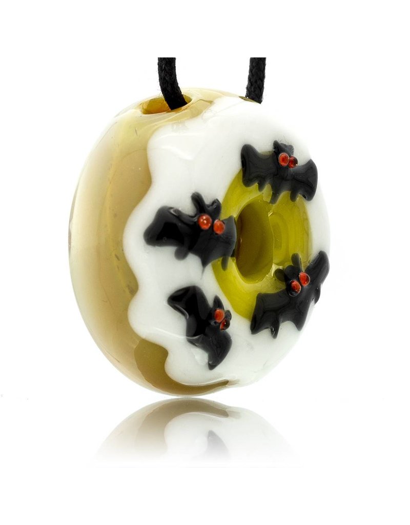 KGB x Sarah Marblesbee FF Bats Donut Pendant KGB x Sarah Marblesbee