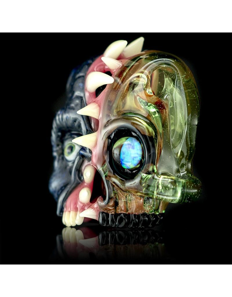 Salt x AKM Hydra / Portland Gray Split Creature Skull Pendant Dark Arts