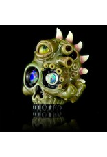 Salt x AKM Spanish Olive Creature Skull Pendant Dark Arts