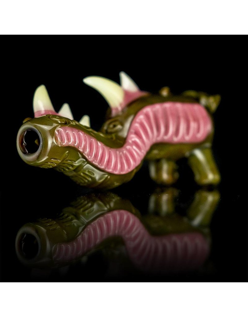 SALT Salt Glass Spanish Olive Creature Chillum Dark Arts