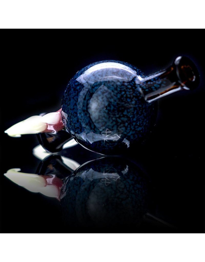 SALT Salt Glass Black / Bluegreen Bubble Cap Dark Arts