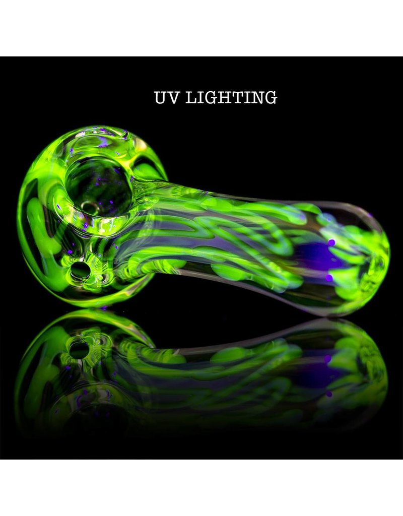Multiverse Multiverse Small UV Inside Out Fume Glass Spoon Dry Pipe C