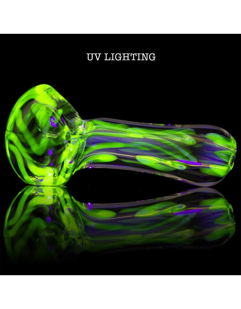 Multiverse Multiverse Small UV Inside Out Fume Glass Spoon Dry Pipe C