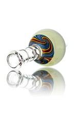Mystic Family Glass UV Section Cold Cut Bubble Carb Cap by Mystic Family Glass