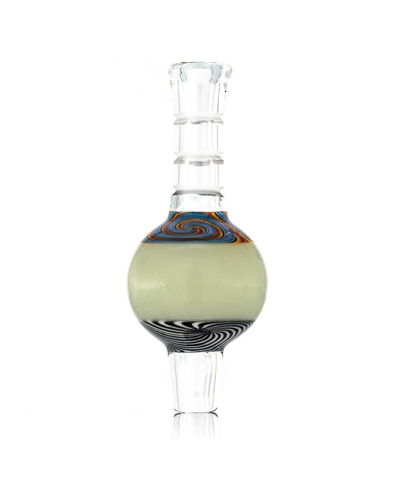 Mystic Family Glass UV Section Cold Cut Bubble Carb Cap by Mystic Family Glass