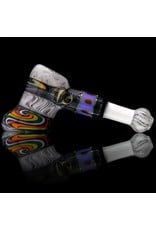 Mystic Family Glass Flower Millie Glass Hammer Dry Pipe by Mystic Family Glass