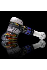 Mystic Family Glass Flower Millie Glass Hammer Dry Pipe by Mystic Family Glass