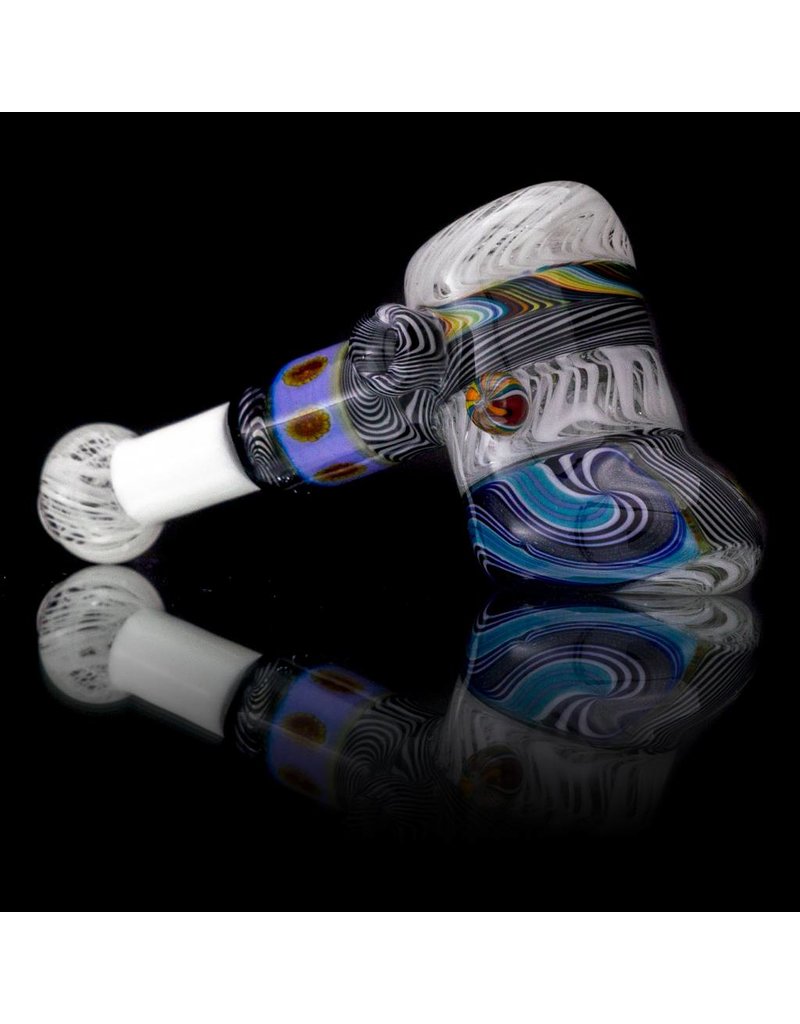 Mystic Family Glass Flower Millie Glass Hammer Dry Pipe by Mystic Family Glass