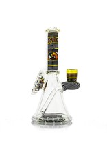Mystic Family Glass Fully Worked Cold Cut UV 14mm Banger Hanger by Mystic Family Glass