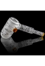 Kevin Engelmann Witch DR. Frosted Glass Birch Dry Hammer and Frog Chillum Set