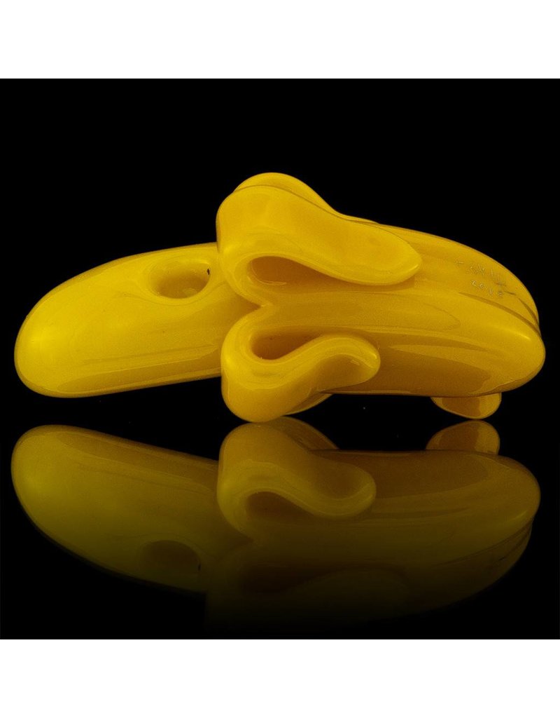 COYLE Coyle Yellow Monochrome Glass Banana Pendant