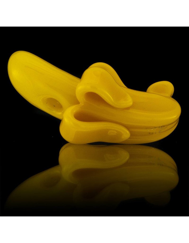 COYLE Coyle Yellow Monochrome Glass Banana Pendant