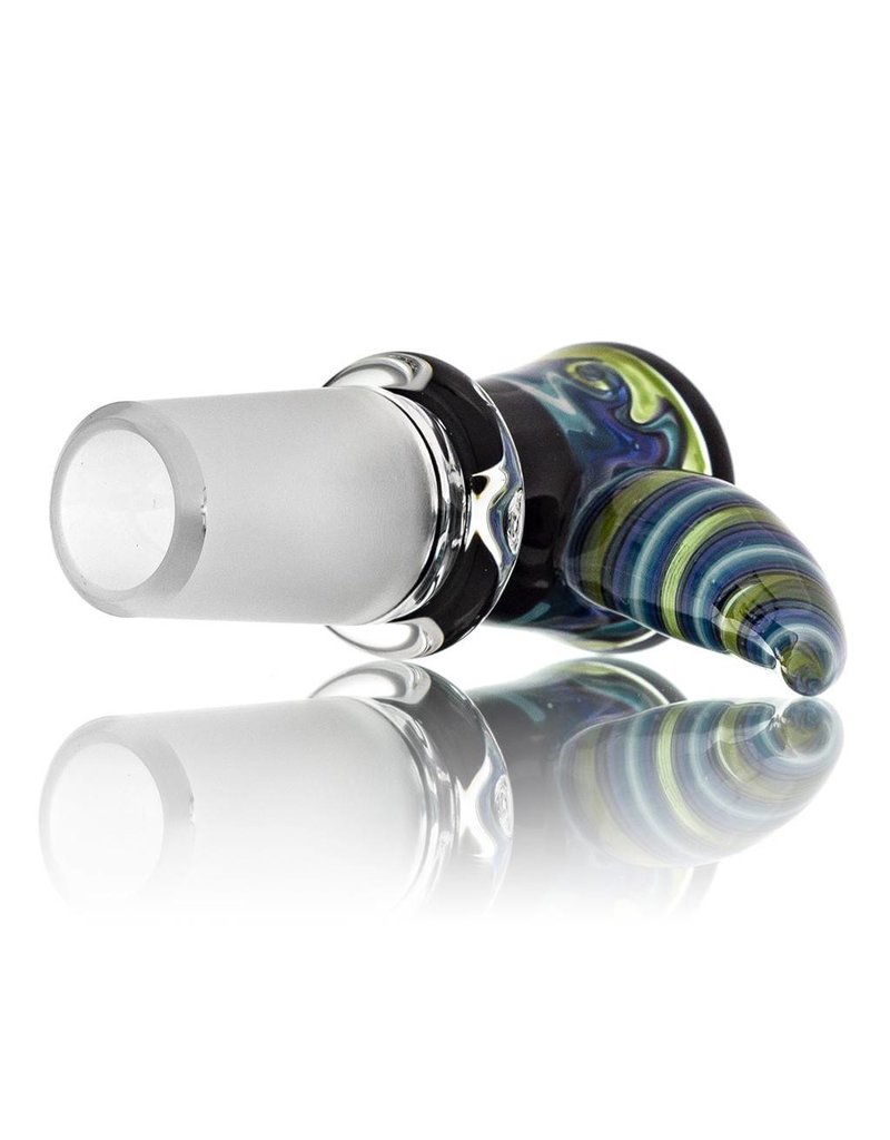 18mm Horn Handle Glass Bowl Slide by Mike Fro (E)