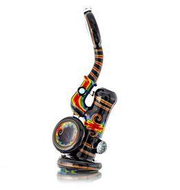 SOLD  Worked Push Bubbler by Mike Fro - Waldo