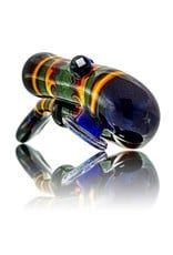 Fully Worked Glass Sherlock Dry Pipe by Mike Fro (B)