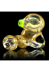 Firekist Glass Firekist Medium Inside Out Fumed Sherlock Glass Dry Pipe (B)