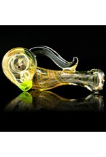 Firekist Glass Firekist Medium Inside Out Fumed Sherlock Glass Dry Pipe (B)