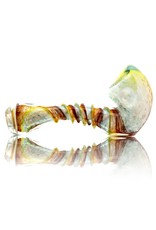 Plug-A-Nug Plug-A-Nug Inside Out Frit Twist Glass Sherlock Dry Pipe (A)