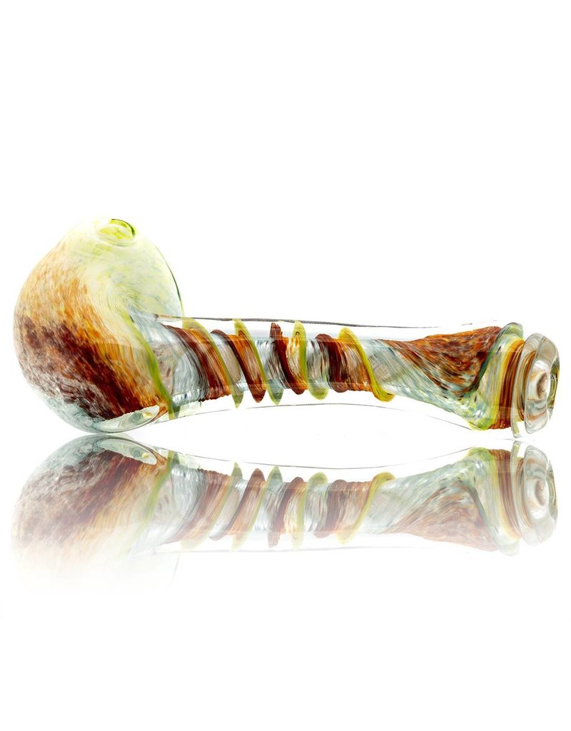 Plug-A-Nug Plug-A-Nug Inside Out Frit Twist Glass Sherlock Dry Pipe (A)