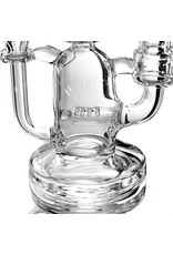 Waldos Wonders 14mm Clear Glass Recycler Dab Rig by Fogz (A)