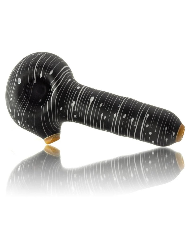 Witch DR Witch DR Frosted Glass Black Birch Spoon Dry Pipe (A)