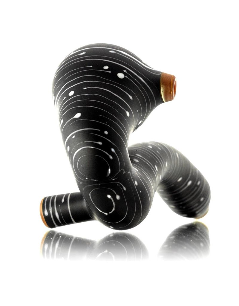 Witch DR Witch DR Frosted Black Birch Sherlock Dry Pipe (A)