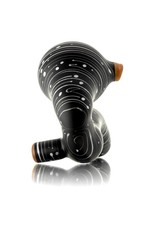 Witch DR Witch DR Frosted Glass Black Birch Sherlock Dry Pipe (B)