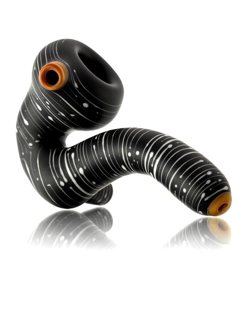 Witch DR Witch DR Frosted Glass Black Birch Sherlock Dry Pipe (B)