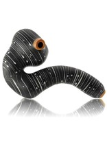 Witch DR Witch DR Frosted Glass Black Birch Sherlock Dry Pipe (B)