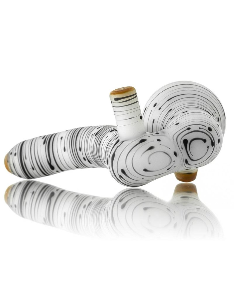 Witch DR Witch DR Birch Themed Frosted Glass Sherlock Dry Pipe (C)