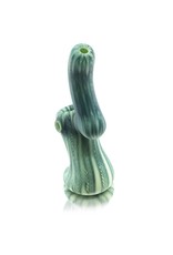 Witch DR Frosted Glass Bubbler Color Wrap&Rake Upright Sherlock (B) by Witch DR