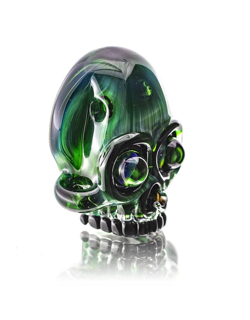 AKM AKM Exp Green Mini Skull Pendant