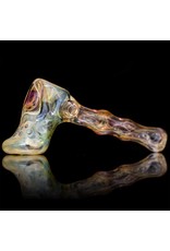 Brad Tenner Brad Tenner Red Eyes Skull Pipe (A) BT Glass