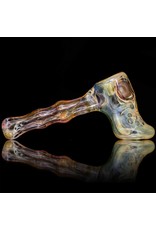 Brad Tenner Brad Tenner Red Eyes Skull Pipe (A) BT Glass