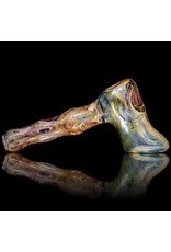 Brad Tenner Brad Tenner Glass Red Eyes Skull Pipe (C) BT Glass