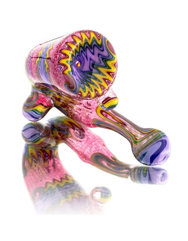 Dan Longden Glass Pipe by Dan Longden Glass Sherlock Hand Pipe (A)