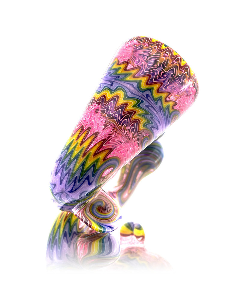 Dan Longden Glass Pipe by Dan Longden Glass Sherlock Hand Pipe (A)