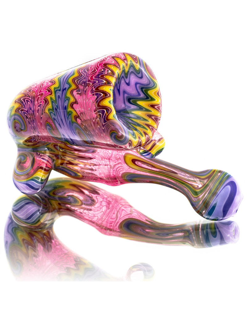 Dan Longden Glass Pipe by Dan Longden Glass Sherlock Hand Pipe (A)