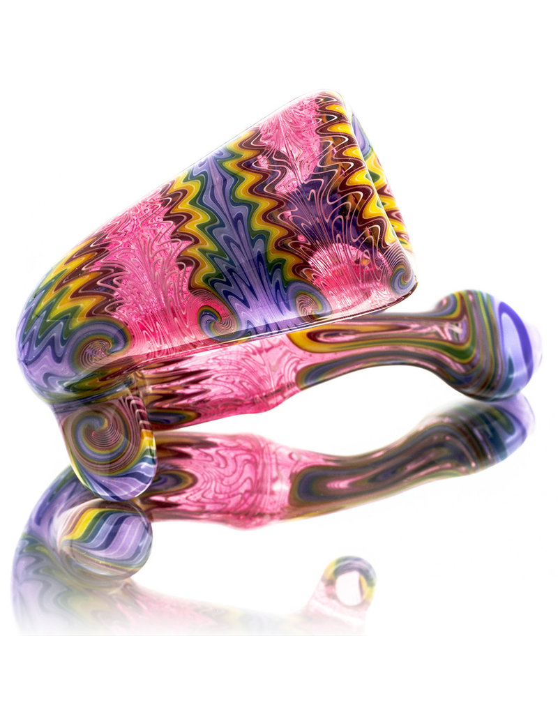 Dan Longden Glass Pipe by Dan Longden Glass Sherlock Hand Pipe (A)