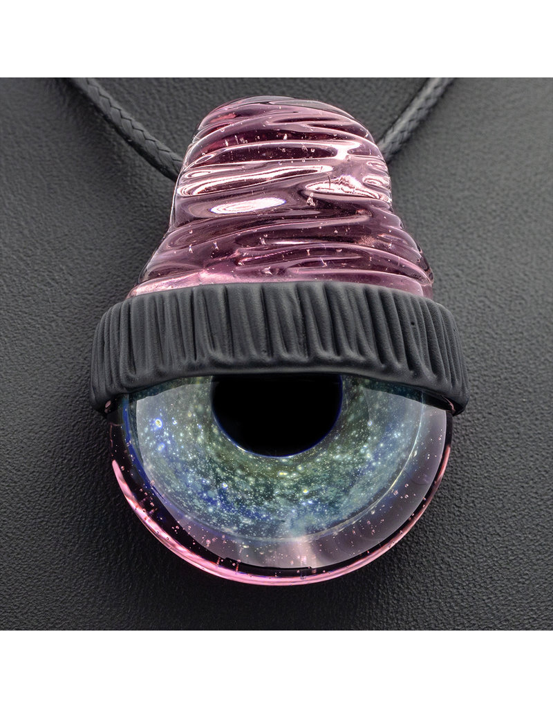 Glass Pendant CFL Voodo Beanie Eye Pendant by Junkie Glass (E)