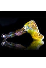 Brad Tenner Brad Tenner Glass Red Eyes Skull Pipe (E) BT Glass