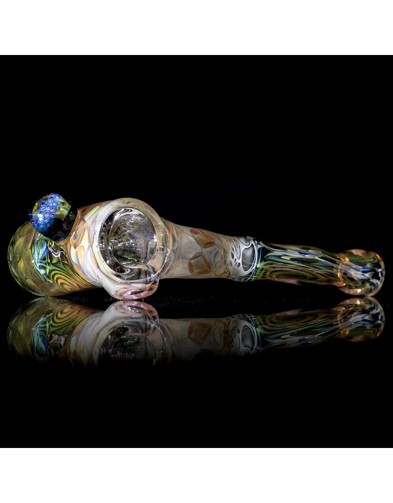 Hugh Glass Fume Hammer with Bubble Trap Marble by Hugh Glass