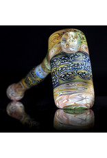 Hugh Glass Skull Tech Glass Hammer Dry Pipe w/ Skull Marble by Hugh Glass