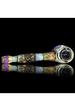 Hugh Glass Skull Tech Hammer W/ Skull Marble & Purple Dot Box by Hugh Glass