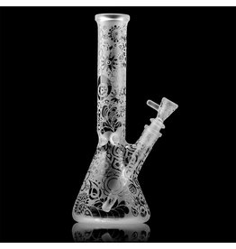 Witch DR SOLD Witch DR FLOWER POWER May Flowers Beaker Bong (C)