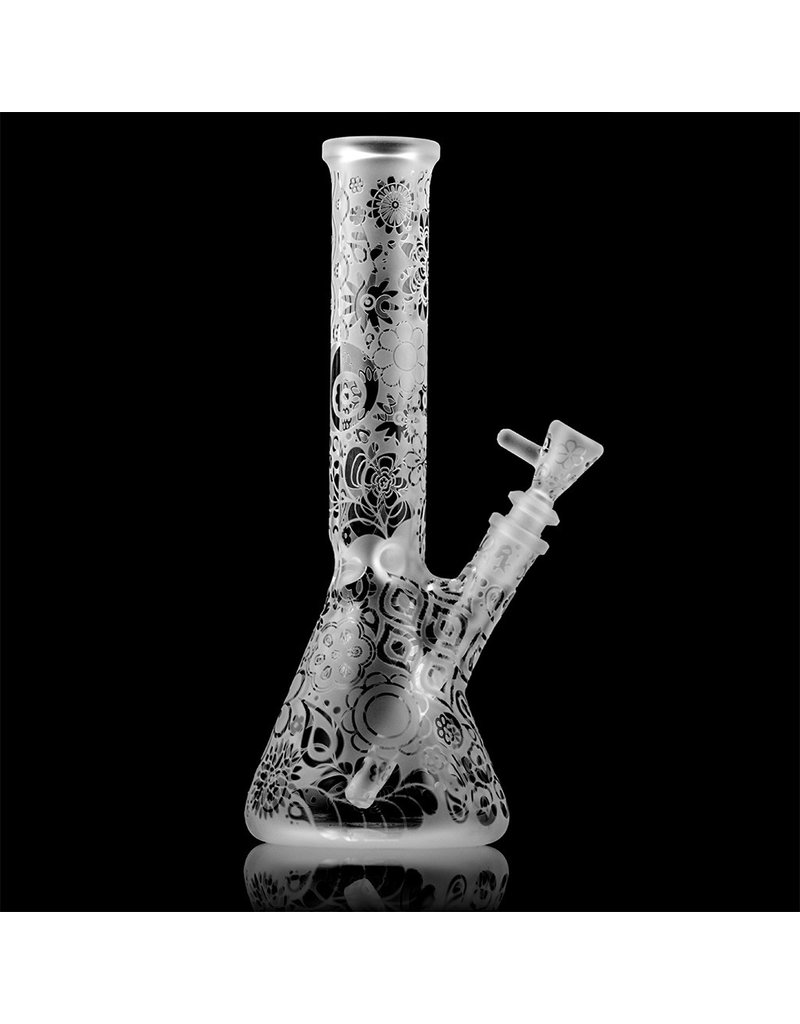 Witch DR Witch DR FLOWER POWER May Flowers Beaker Bong (C)