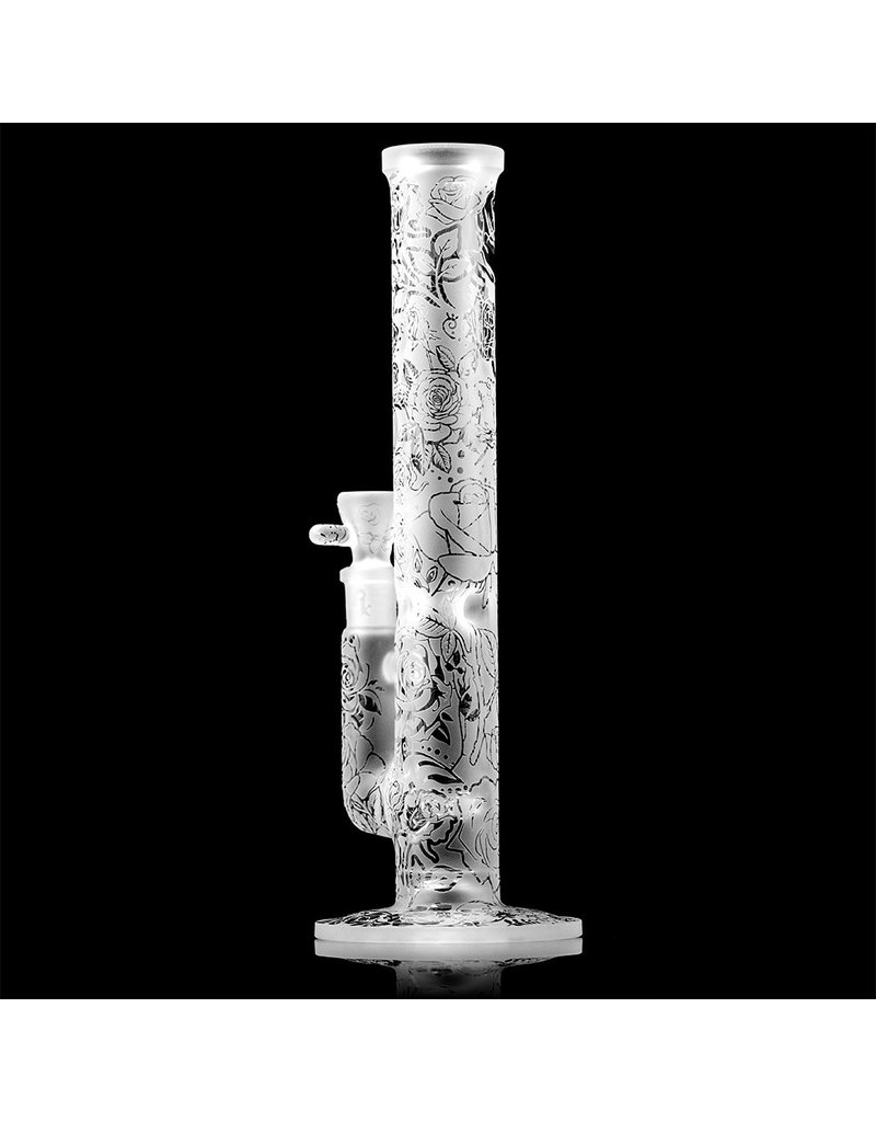 Witch DR Witch DR ROSE GARDEN May Flowers Inline Tube Bong (B)