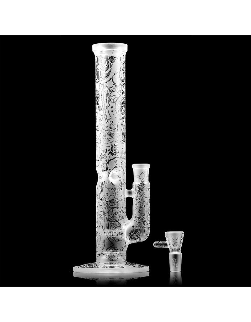 Witch DR Witch DR ROSE GARDEN May Flowers Inline Tube Bong (B)