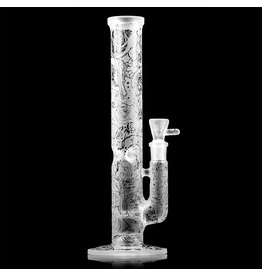 Witch DR SOLD Witch DR ROSE GARDEN May Flowers Inline Tube Bong (B)