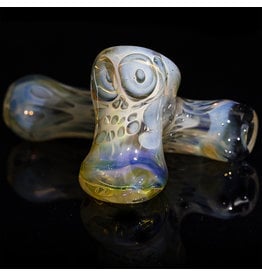 Brad Tenner SOLD 4" Brad Tenner Pocket Fume Skull Sidecar (C) BT Glass